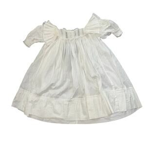 Victorian Baby Dress Beautiful Lace Details Micro pleated 21” Long Edwardian